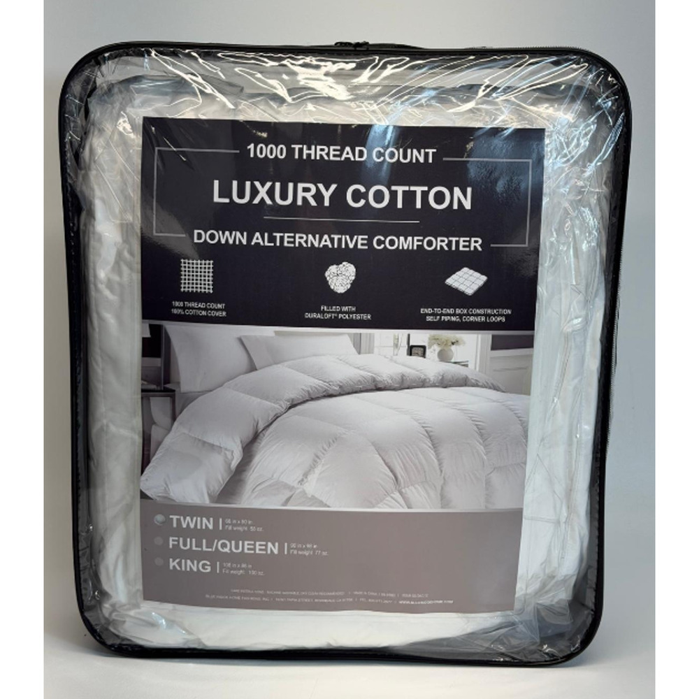 1000 thread count-Down Alternative Comforter -Twin Size